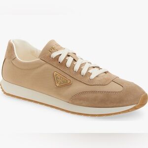 Prada Rank Sneaker Shoes New NIB Corda Tan Calzature Uomo Men’s